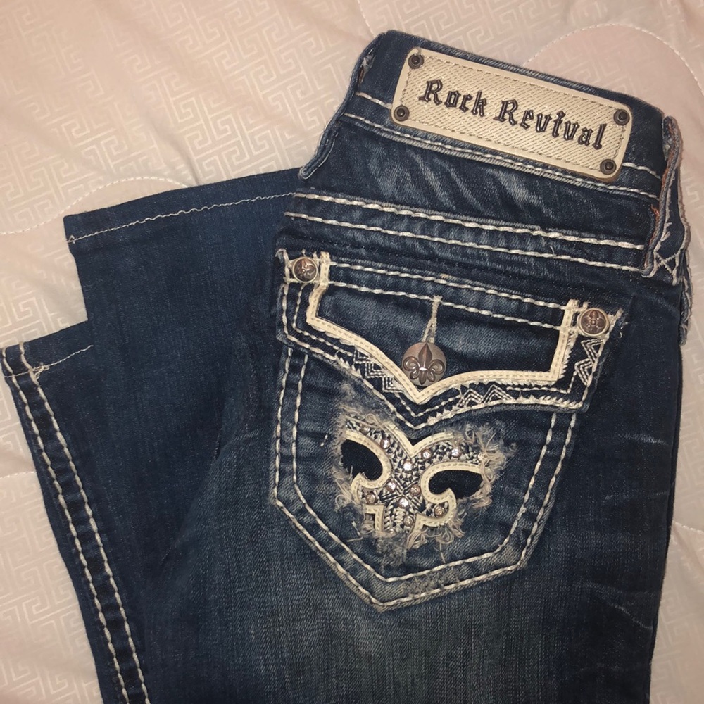 Rock Revival embroidered jeans